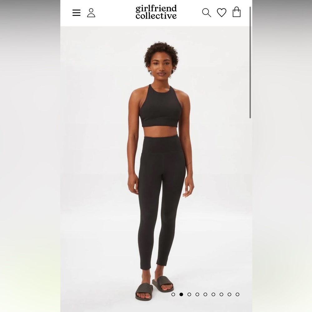 BRAND NEW! Girlfriend Collective Black Compressive High-Rise Legging